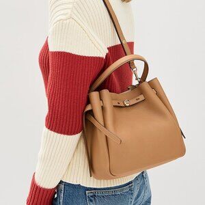 Tory Burch Romy Leather Bucket Bag